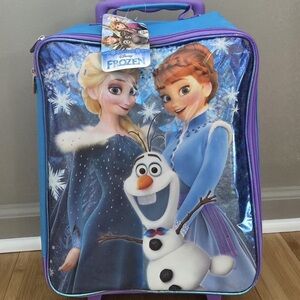 Disney Frozen Blue and Purple Character Bag